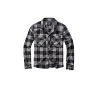 Brandit Check Shirt Long Sleeve, Farbe: blk+charco, Größe: M