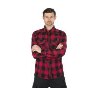 Brandit Checkshirt, camicia XXL male Rosso/Nero