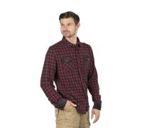 Camicia Brandit Checkshirt Duncan Marrone/RossoM Marrone,Rosso