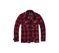 §Camicia Brandit Jeff Fleece Rosso-Nero§