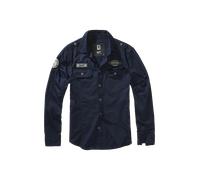 Brandit Camicia 'Luis' marino / grigio, Taglia M