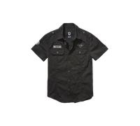Brandit Luis Vintage Camicia a maniche corte, nero, Taglia M