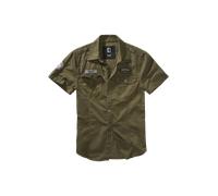 Brandit Luis Vintage Camicia a maniche corte, oliva, Taglia M