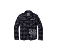 Camicia Brandit Motörhead Checkshirt Nero/GrigioXXL Nero,Grigio