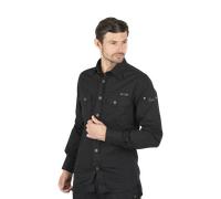 Brandit Slim Fit Shirt Long Sleeve, Uomo, black, XL