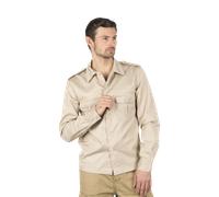 Brandit US Camicia a maniche lunghe, beige, taglia L per maschi