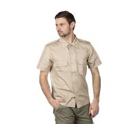 Brandit Us Short Sleeve Shirt Beige S Uomo