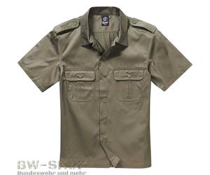 CAMICIA BRANDIT US RANGER MANICA CORTA ARMY BW CAMICIA DA CAMPO CAMICIA DA SE...