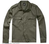 CAMICIA BRANDIT US RANGER MANICA LUNGA ARMY BW CAMICIA DA CAMPO CAMICIA DA SE...
