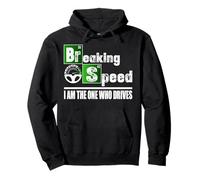 Camicia Breaking Speed Car Racing Driver Felpa con Cappuccio