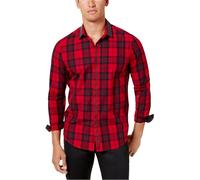 Camicia Button Up Beadata Da Uomo I.N.C