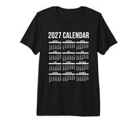 Camicia Calendario 2027 27 Calendario 2027 Maglietta Premium