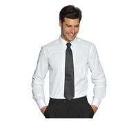 Camicia Cameriere Uomo Cartagena Slim Stretch Bianca in Cotone - Isacco