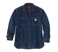 Camicia Carhartt Denim Fleece foderata Glacier Taglia S