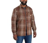 CAMICIA CARHARTT Sherpa-Lined Dherpe-Lined Shirt Jacket Burnt Sienna