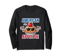 Camicia Carina Americana Come Torta di Mele per Uomini, Donne e Bambini Maglia a Manica