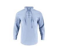 Camicia casual alla moda in lino a maniche lunghe con coulisse, collo alto, | T Shirt Leopardata Uomo Qualità Firmata Caldo Mettere 3 Tartaruga Large Smanicato Chiaro Maglieria Norvegesi