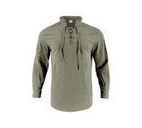 Camicia casual alla moda in lino a maniche lunghe con coulisse, collo alto, | T Shirt Leopardata Uomo Qualità Firmata Caldo Mettere 3 Tartaruga Large Smanicato Chiaro Maglieria Norvegesi