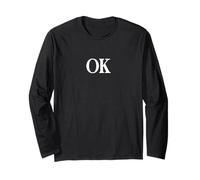 Camicia Che Dice Ok - Un Design Che Dice Ok Maglia a Manica