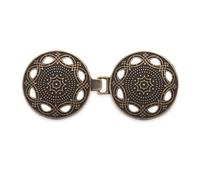 Camicia Cinch Swirl Clip Cape Clips, Fermagli for scialle e cardigan, confezione da 3, in lega di zinco con strass multicolore(D2)