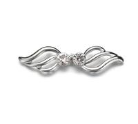 Camicia Cinch Swirl Clip Cape Clips, Fermagli for scialle e cardigan for donne ragazze, confezione da 3 multicolore(3-silver)