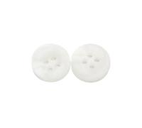 Camicia Classica Da Uomo A 4 Fori Bottoni In Corno Di Resina Bottoni Decorativi Bottoni Da Cucire, Bianco, 11mm 30pcs