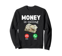 Camicia Classica Money Is Calling Funny Business Hustler Felpa
