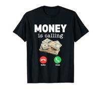 Camicia Classica Money Is Calling Funny Business Hustler Maglietta