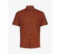 Camicia CMP Chequered manica corta arancione nero - 54