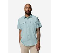 Camicia Columbia Utilizer II Solid manica corta blu turchese - S