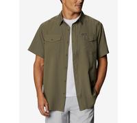 Camicia Columbia Utilizer II Solid manica corta marrone verdone - M