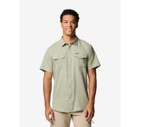 Columbia Men's Utilizer 2 Solid Short Sleeve Shirt, Short Sleeve Shirt, Safari, L