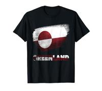 Camicia con Bandiera della Groenlandia, Mappa della Groenlandia, per Donne e Uomini Maglietta