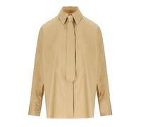CAMICIA CON CRAVATTA CAMMELLO ELISABETTA FRANCHI 38 IT