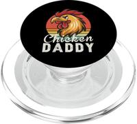 Camicia con gallina e scritta "Daddy", stile vintage, con scritta "Farmer Daddy" PopSockets PopGrip per MagSafe