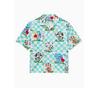 Camicia con grafica Relaxed a maniche corte Kenzo "Cartoon" per uomo