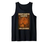 Camicia con luci della terra profonda retrò NM Caverns Bats Carlsbad Canotta