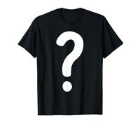 Camicia con punto interrogativo per uomo, donna, bambino, indovina chi Maglietta