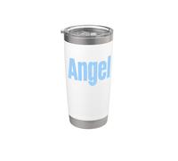 Camicia con scritta "That Says Angel", design che dice angelo Bicchiere termico in acciaio inox doppia parete