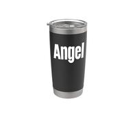 Camicia con scritta "That Says Angel", design che dice angelo Bicchiere termico in acciaio inox doppia parete