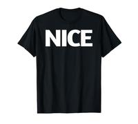 Camicia con Scritta That Says Nice - Un Design Che Dice Carino Maglietta con Stampa Grafica Economica