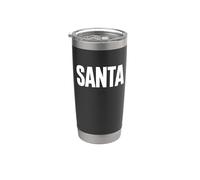Camicia con scritta "That Says Santa", design che dice Babbo Natale Bicchiere termico in acciaio inox doppia parete