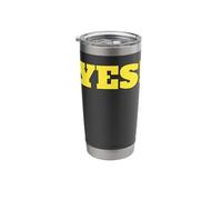 Camicia con scritta "That Says Yes", un design che dice sì Bicchiere termico in acciaio inox doppia parete