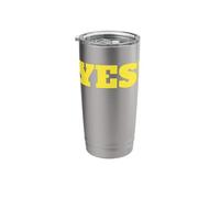Camicia con scritta "That Says Yes", un design che dice sì Bicchiere termico in acciaio inox doppia parete