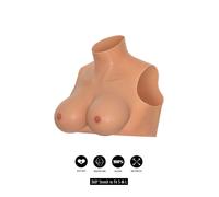 camicia con seno realistico morbido indossabile unisex transgender crossdresser