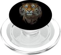 Camicia con stampa di gatto grande amante della fauna selvatica in pericolo di estinzione del Bengala PopSockets PopGrip per MagSafe