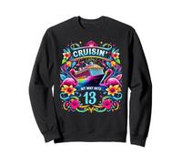 Camicia Cruising My Way Into 13 per una crociera per il 13° compleanno Felpa