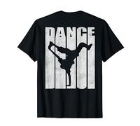 Camicia da ballo Hip Hop Breakdance BACK PRINT Breakdance Maglietta