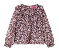 vidaXL Camicia da Bambina a Maniche Lunghe Rosa Scuro 128