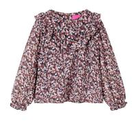 vidaXL Camicia da Bambina a Maniche Lunghe Rosa Scuro 128